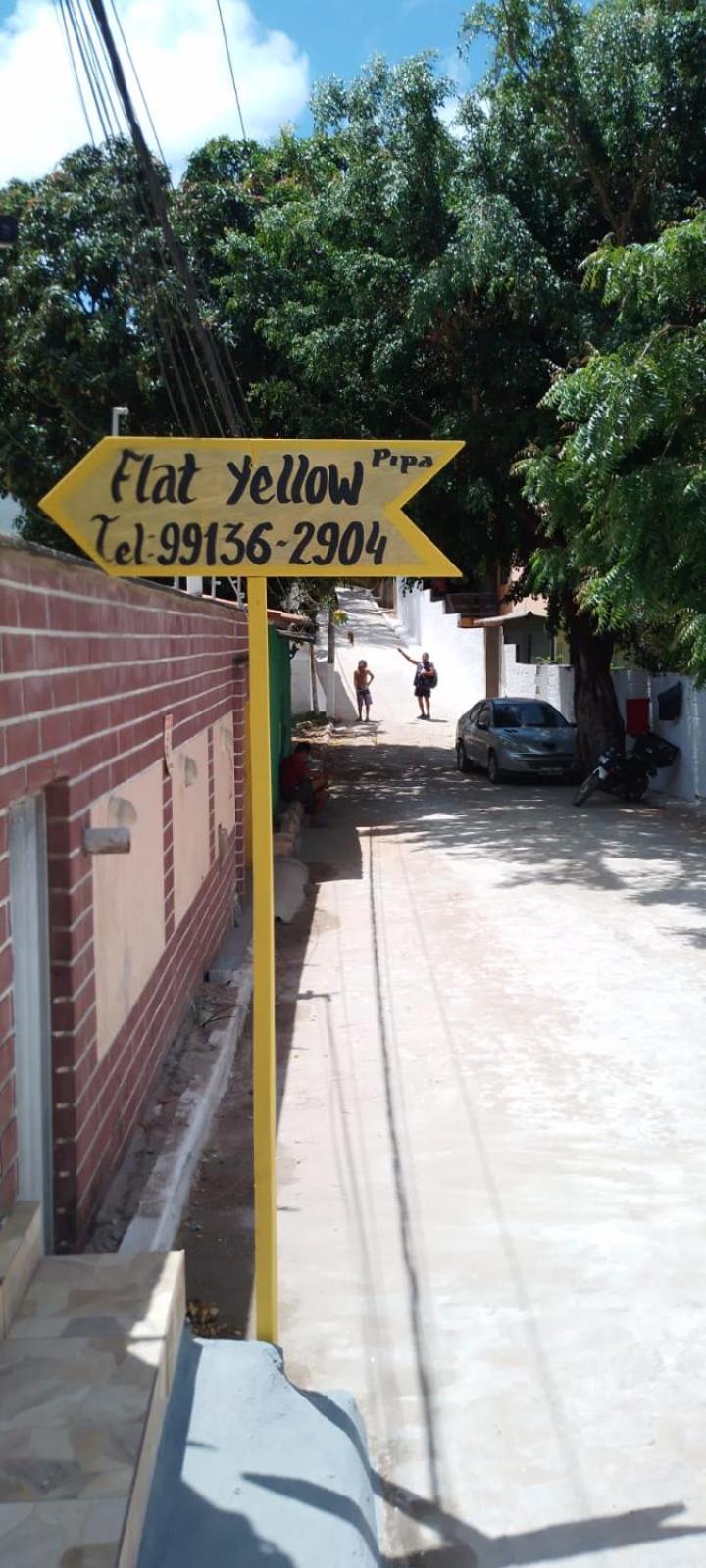 Flat Yellow Pipa Praia de Pipa Bagian luar foto